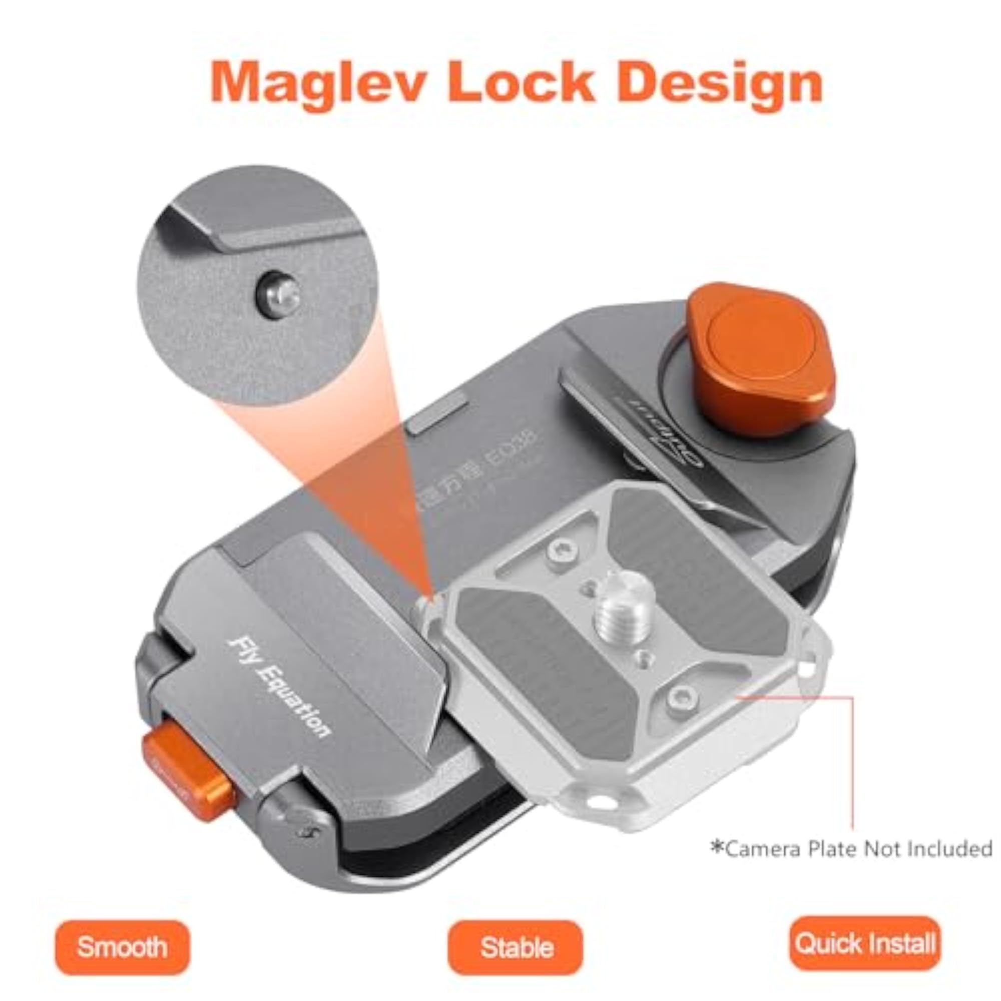 Camera Backpack Clip Base, Strap Clip