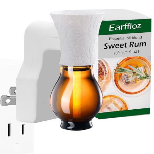 Plug in Air Freshener Odor Eliminating Lemon+TeaTree (1 fl.oz), Diffuser and Essential Oil Set, 30 Days’ Non-Toxic Natural Strong Fragrance Room Scent Pluggable Starter Kit