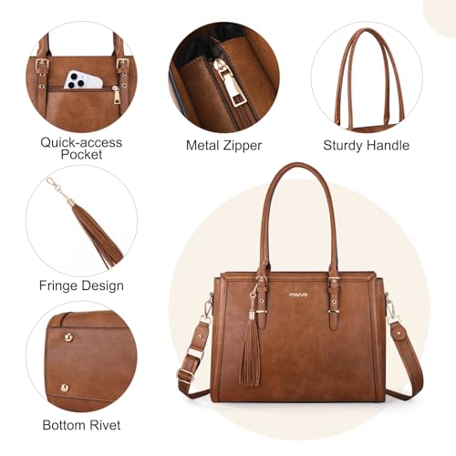 Bolso para Laptop MOSISO de Cuero Sintético 15.6 Pulgadas miniatura 5