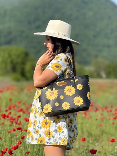 Montana West Wrangler Sunflower Tote Bag y Billetera para Mujer miniatura 2