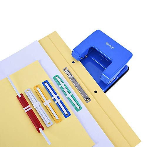 PZRT 10PCS 2 Holes Document Paper Fasteners Plastic Binding Rings Binder Clips Two-Piece Paper Fastener Office Equipment Practical - Thumbnail 3
