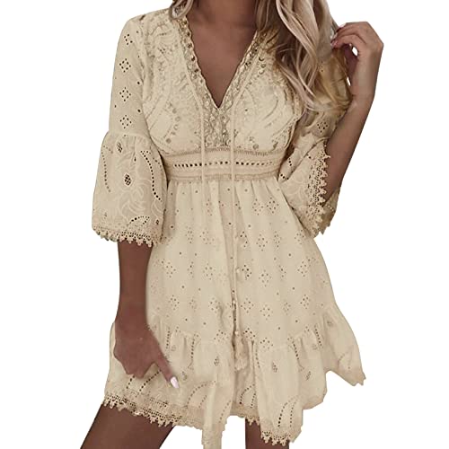Robe d'été robe de plage fluide anti-chaleur