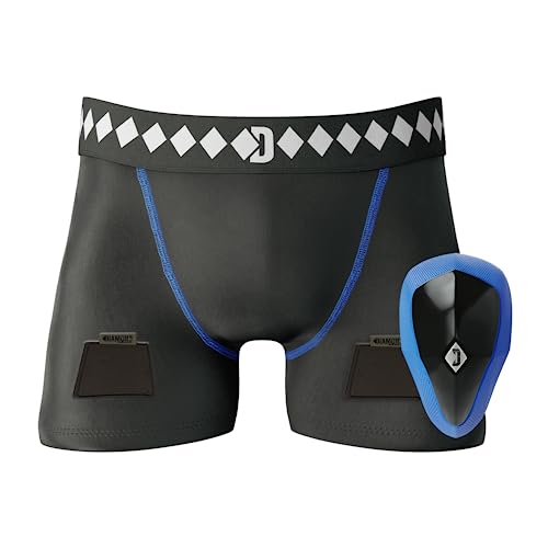 Diamond MMA Hockey Jock Short with Built-in Jock Strap & Athletic Cup Groin Protection System