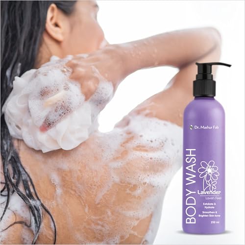 Image of MASHUR FAB Body Wash - Exfoliating & Hydrating Formula | Brightens Skin Tone | 250ml Multiple Fragrance (Pack of 1 Body Wash + Vitamin C Serum + Perfume)