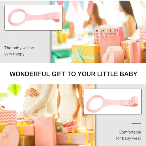 Image of 3 Pairs Children's Bed Pull Ring Walking Assistant Stand up Rings Hanging Ring Crib Playpen Accessories Baby Toy Baby Boy Crib Baby Bed Hand Rings Pp Toddler Vertical