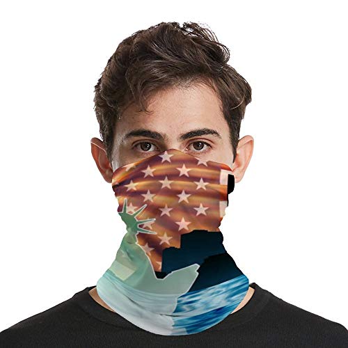 Pañuelo para el cuello para hombre y mujer, diseño retro de ban