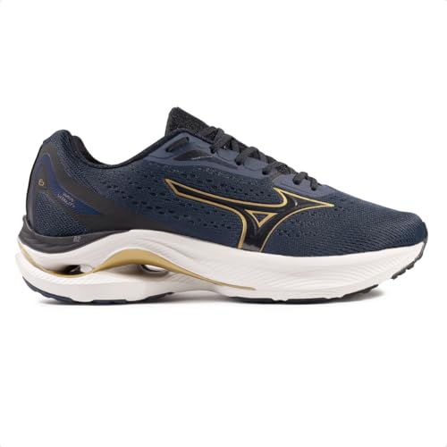 Tênis Mizuno Wave Vitality 6 Masculino (Marinho/Dourado, BR, Adulto, Numérico, 40)