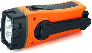 SUPYINI Crank radio, hand crank weather radio, solar portable emergency radio power bank with torch, AM/FM/NOAA mobile phone charger, survival radio, SOS alarm for hiking, camping, outdoor