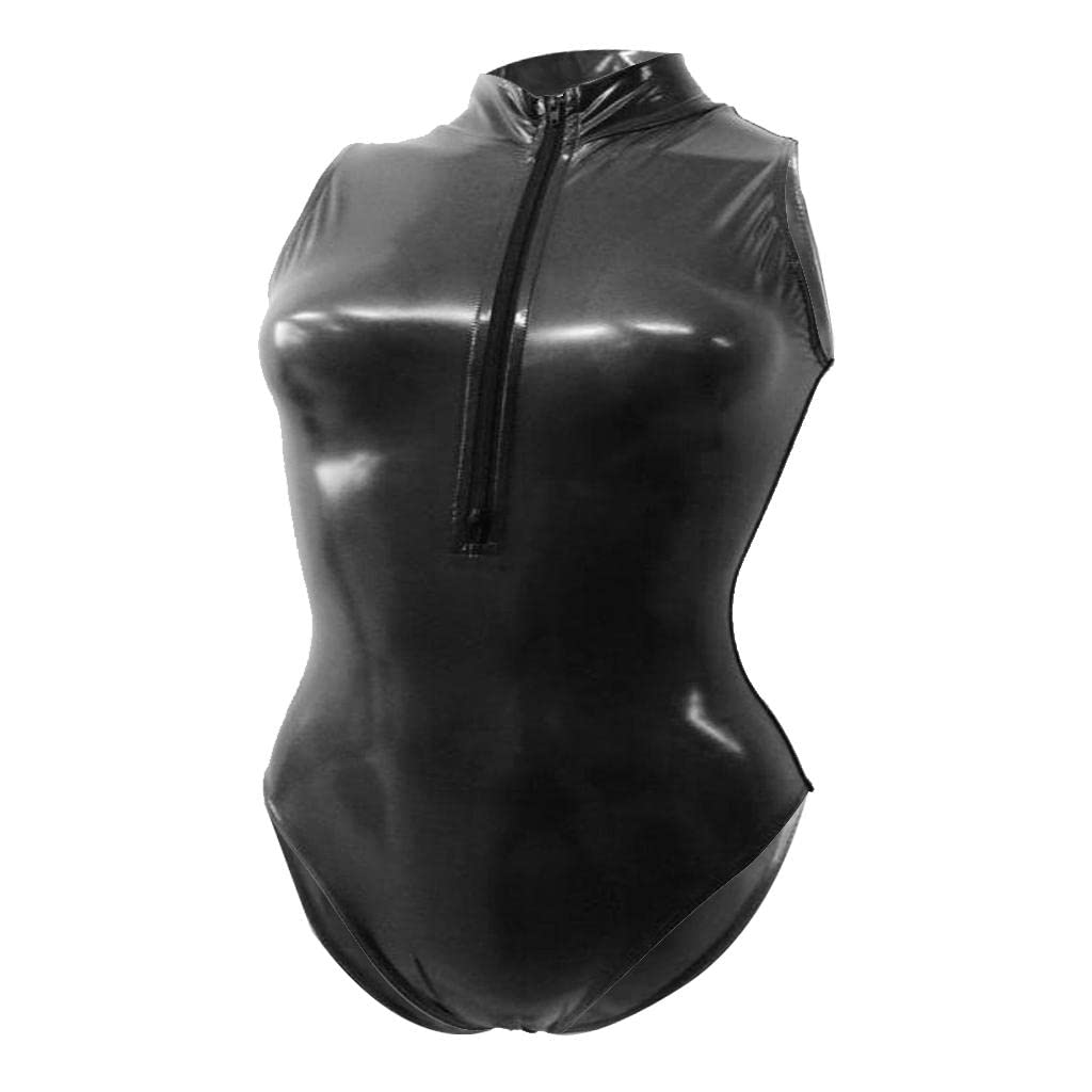 Oshhni Body Da Donna Effetto Bagnato Lingerie Body Chemise Intimo Vereinskleidung