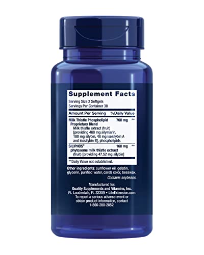 Life Extension Advanced Milk Thistle, 60 Softgels - image 2