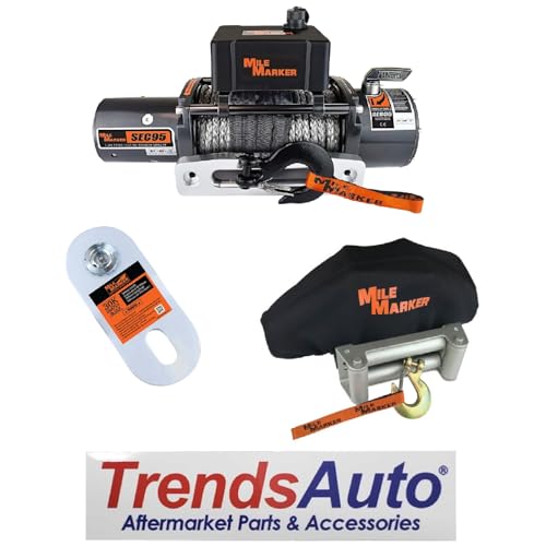 Winch eléctrico 9500 lbs con polea 30000 lbs y funda neopreno miniatura 7