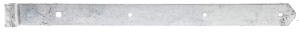 Alberts 313890 Hinge B.40 mm L.500x40 mm S.5 mm D.13 mm STA TZN rd GAH, hot-dip galvanised, Länge: 500 mm
