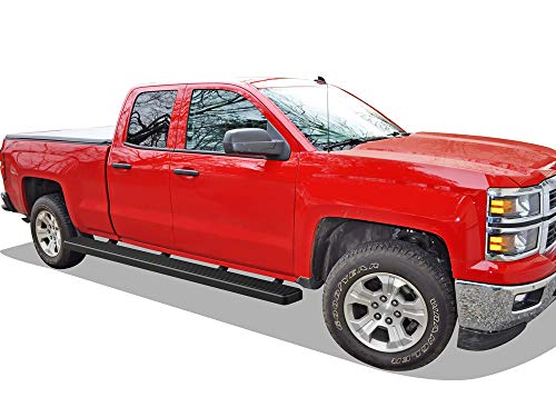 Estribos APS 6in para Chevy Silverado GMC Sierra 8ft Bed miniatura 6