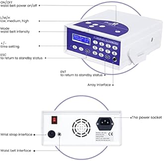 Ionic Foot Bath Detox Machine, Professional Foot Detox Machine for Home Use, Ion Cleanse Ionic Bath Spa with LED Display, Far Infrared Belt