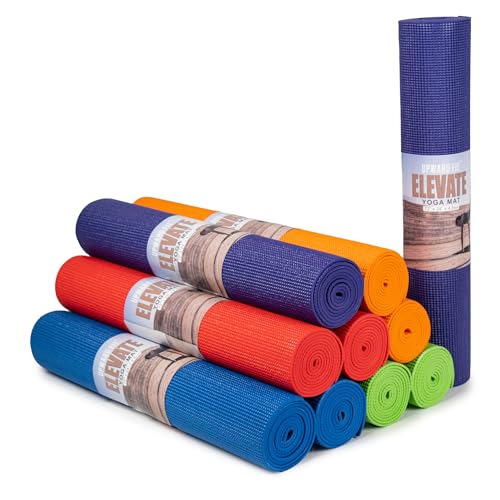Elevate Yoga Mats, 10 Pack, 72" Long x 24" Wide, 4 mm Thick, Non-Slip and Easy to Clean Gym Mats for Schools and Studios - Image 3