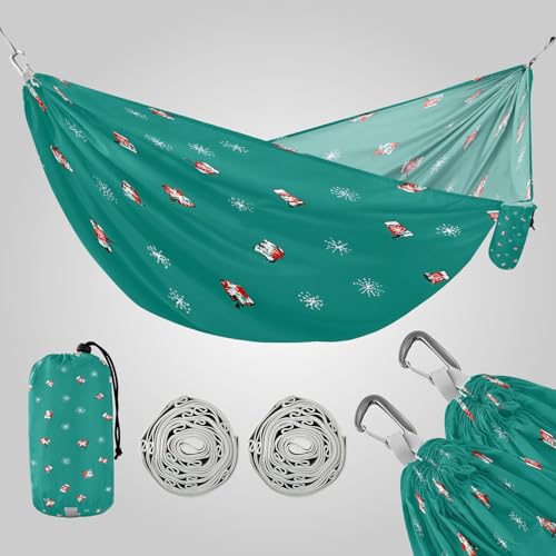 susiyo Cute Firecrackers Snowflakes Camping Hammock- Load: 150kg, Portable Hammocks