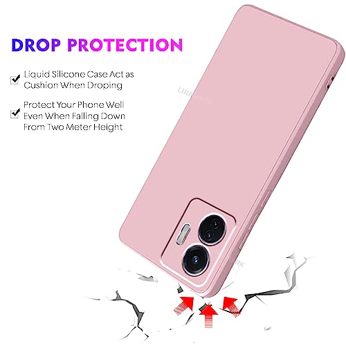 LIRAMARK Store LIRAMARK Silicone Pink Case for iQOO Z6 44W / Vivo T1 - Image 6