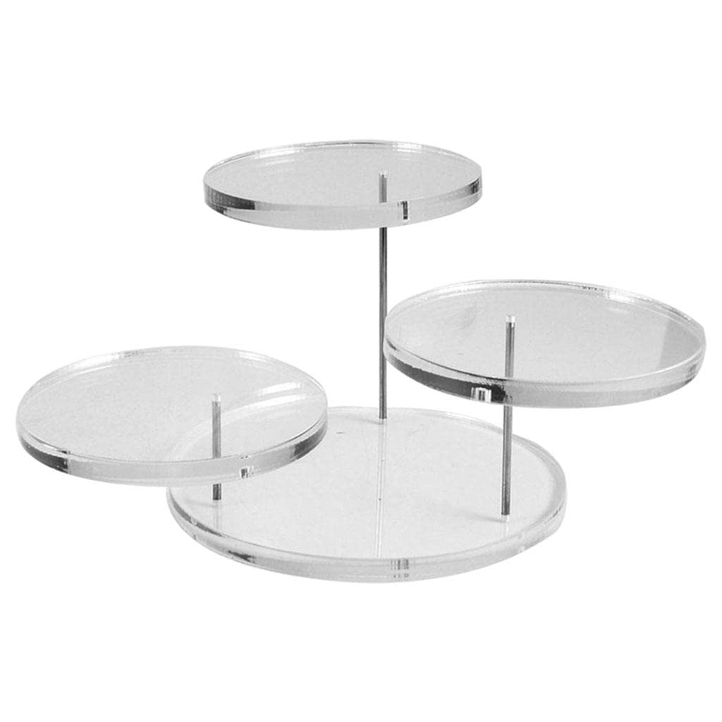 Round Cake Stand Cupcake Stand Reusable for Celebration Wedding Decoration Transparent S | Kitchen, Dining & Bar | Baking Accs. & Cake Decorating | Presentation & Packaging | Cake Stands