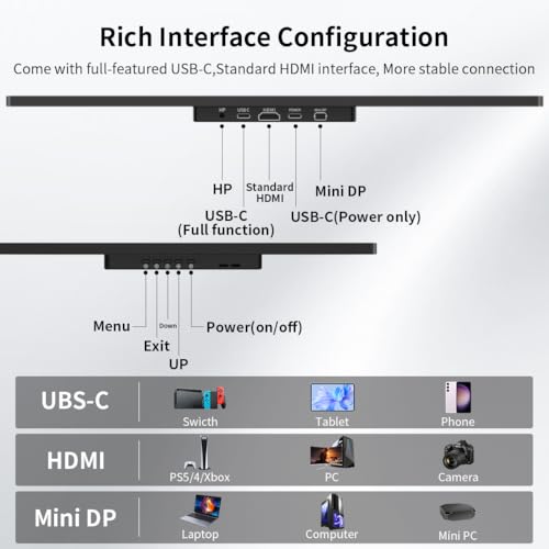 Image of 4K OLED Touchscreen Monitor 16 inch for industral &Business