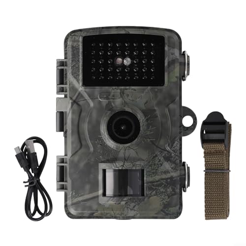Cámara de rastro 16MP Detección de movimiento Caza Cámara de seguridad 1080P HD Video Noche LED Impermeable Vigilancia de Vida Silvestre al aire libre