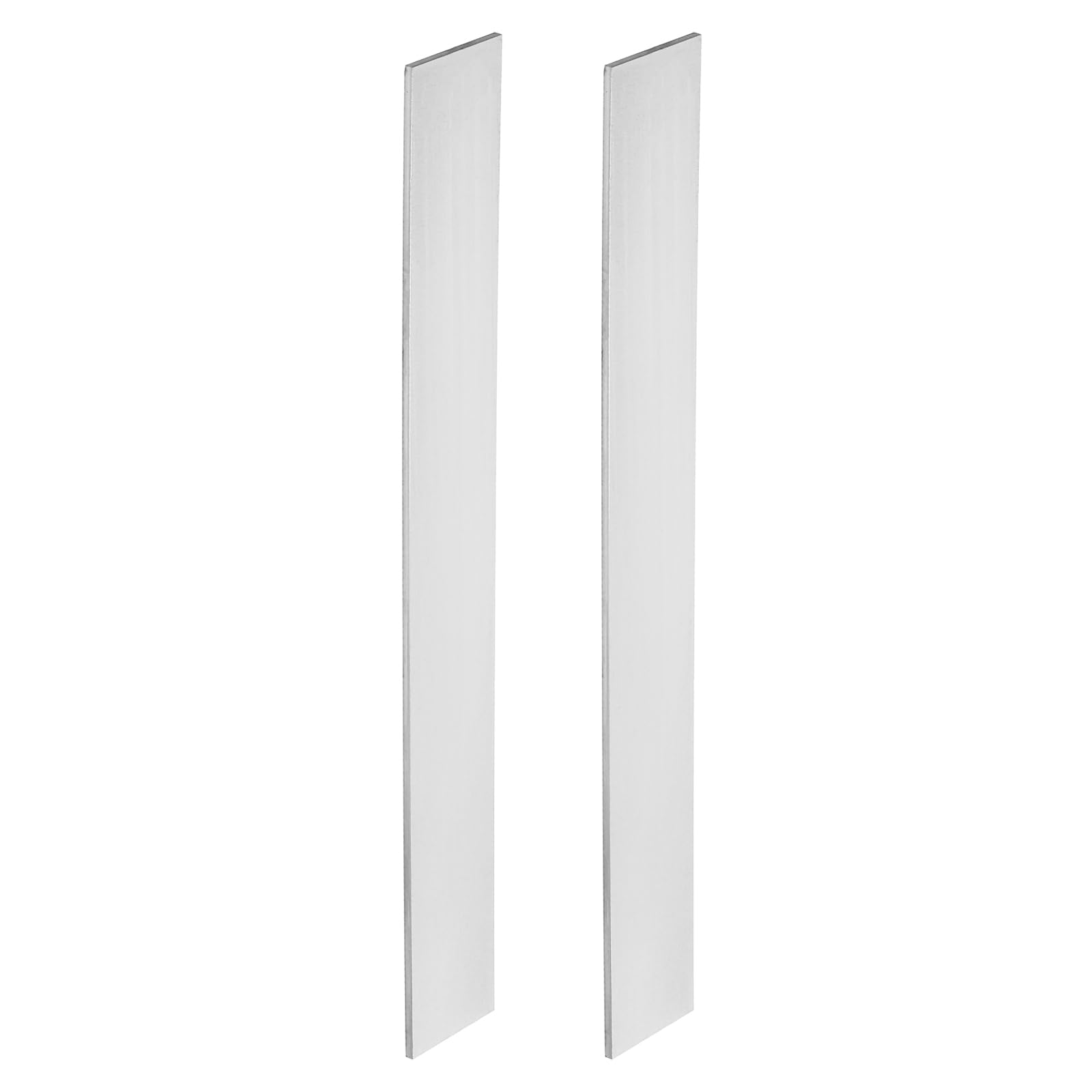 PATIKIL 12L14 Stahl für die Messerherstellung, 2er-Pack 12" x 1-1/2" x 1/8" warmgewalzter Stahlblech für DIY-Blech, professionelle und Hobbynutzung