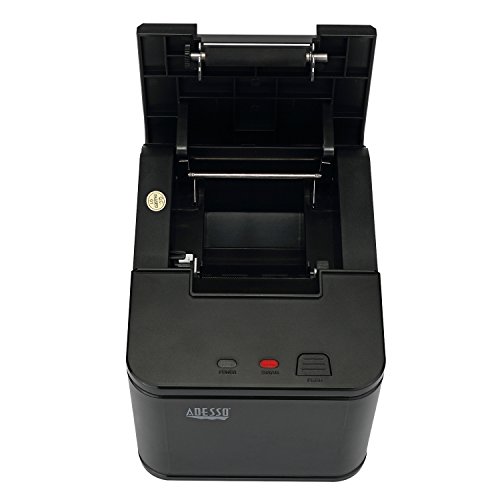Image of Adesso NuPrint 210 Thermal Receipt Printer, 2 inch (58mm) Width, 120mm /s High-Speed, Compatible with Windows and Linux, Supports 1D Barcodes, USB Interface, Cash Drawer Connectivity
