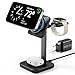 Produktbild ESR 3 in 1 Ladestation für MagSafe Apple Watch und iPhone, Magnetisches Kabelloses Ladegerät Schnellladen kompatibel mit iPhone 15/14/13/12, Apple Watch 8/7/6/5/4/3/2/SE und AirPods Pro/3/2, Schwarz