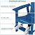 YITAHOME Tall Adirondack Chair Set of 2, Poly Bar Height Balcony Seating, HIPS High Back Outdoor Chairs, Bar Stools Lifeguard Chair for Balcony Deck Pool Patio, Navy Blue