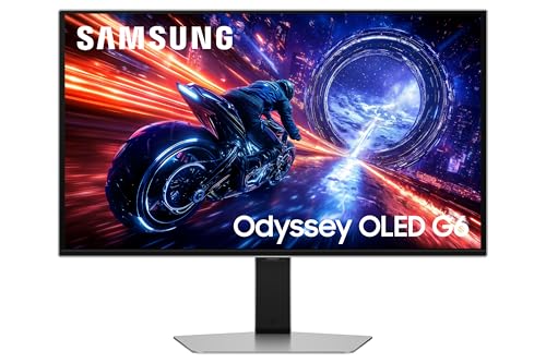 SAMSUNG 27 Inch Odyssey G60SF OLED Gaming Monitor, Screen with OLED Panel, 2560 x 1440 Pixels, 500 Hz, 0.03 ms (G/G), Glare Free PC, NVIDIA G-Sync, AMD FreeSync Premium Pro, LS27FG602SUXEN - 2