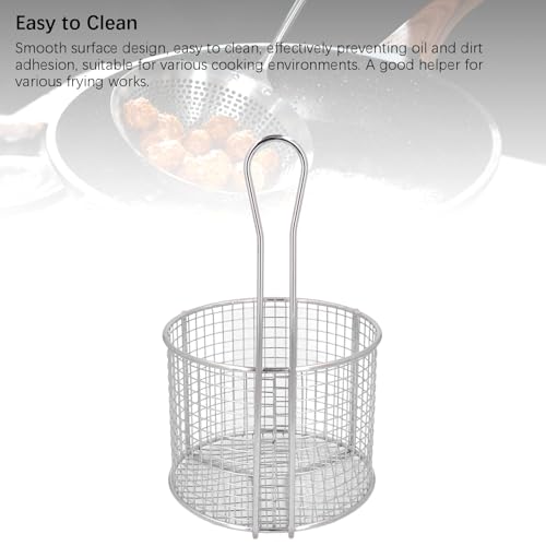 Panier à frites de qualité alimentaire en acier 304 robuste de 21 cm - 3