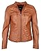 Produktbild Maze Damen Lederjacke Mit Kurzem Stehkragen 4202143 Cognac L