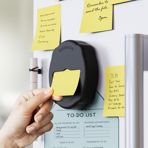 Distributeur de notes magnétiques robuste SMART&COOL noir au design minimaliste - 3