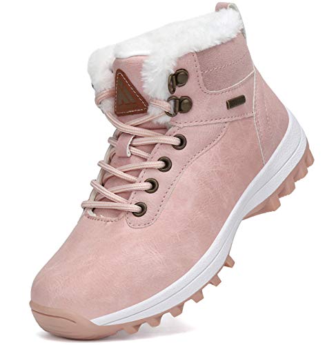 Mishansha Winterschuhe Mädchen Warme Schneestiefel Outdoor...