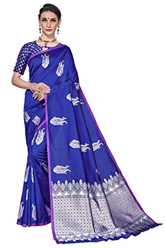 Image of Glory Sarees Women's Banarasi Silk Saree with Blouse Piece (GS Kara143 Parent)