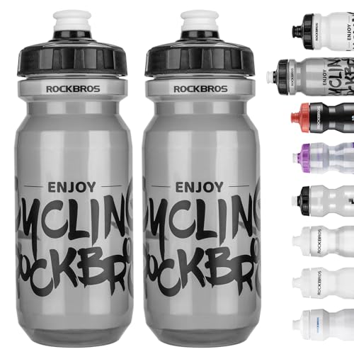 Image of ROCKBROS Bike Water Bottle 20oz-25oz Squeeze Cycling Water Bottle BPA Free