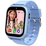 Photo Gallery ruopoem 4g smartwatch bambini, smartwatch per bambini con gps videochiamate chiamate telefono, orologio gps bambino sos ip68 modalità scuola giochi sveglia regalo per ragazzo ragazza