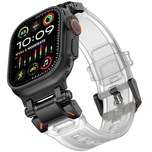 Bande de remplacement de sport en TPU pour Apple Watch SE et Series 8 7 6