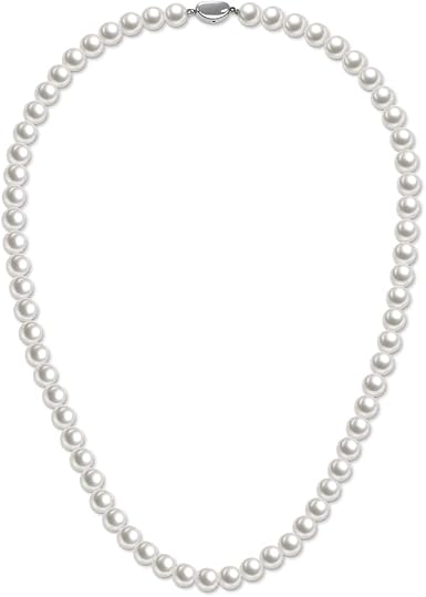 CafeBeauty White Pearl Necklace 