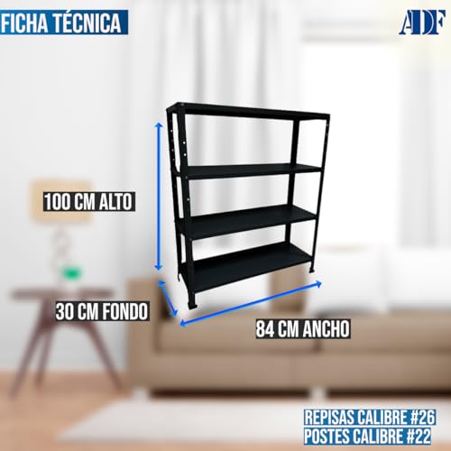 La Mejor Selección de Estantes ajustables metal que puedes comprar esta semana. 11 Imagen adicional