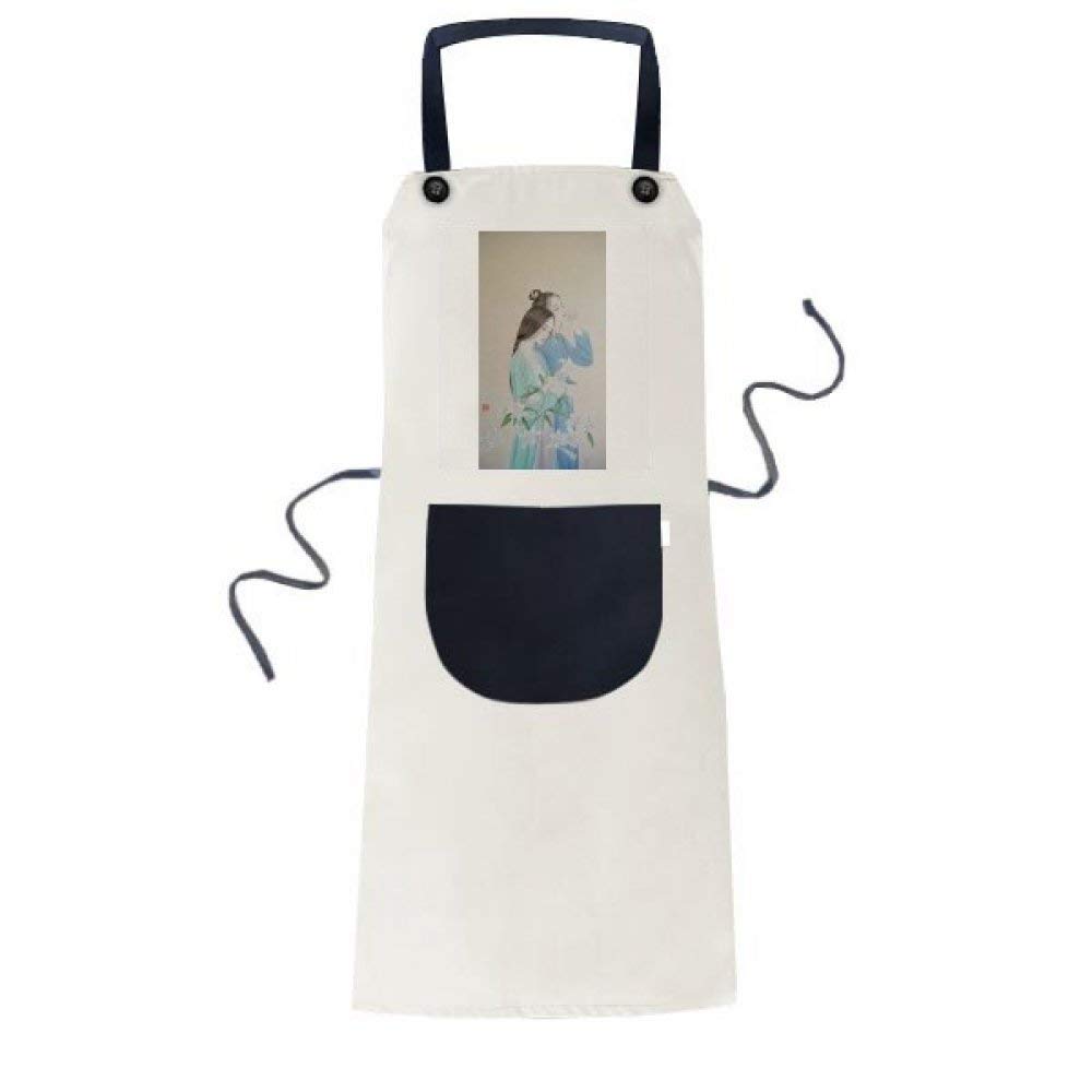 Tablier de poche réglable Lily Flower anti-tache homme femme