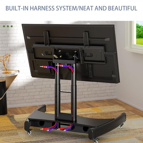 Soporte móvil para TV con ruedas ajustable en altura miniatura 4