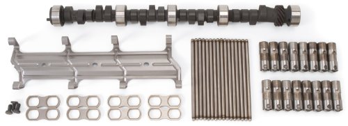 Edelbrock 22046 Hydraulic Roller Camshaft Kit Incl. Camshaft PN[2204]/Hydraulic Roller Lifters/Lifter Guides/Pushrods/Hold-Down Plate/Hardware Hydraulic Roller Camshaft Kit