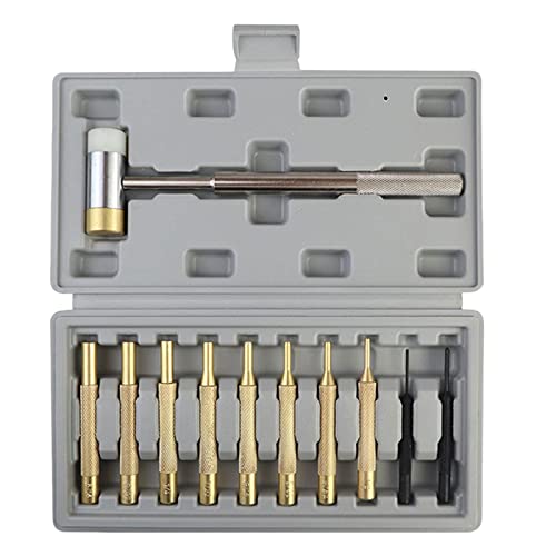 11 peças conjunto de punção de pino de central ferramenta de remoção de para de manutenção de armeir
