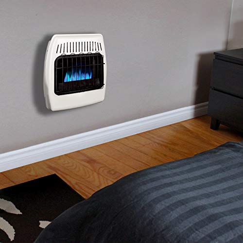 Dyna-Glo 10,000 Btu Liquid Propane Blue Flame Vent Free Wall Heater, White #TOP3