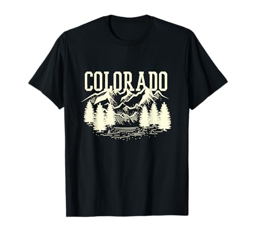 Colorado Gift Camping Randonnée Colorado Rocky Mountains T-Shirt