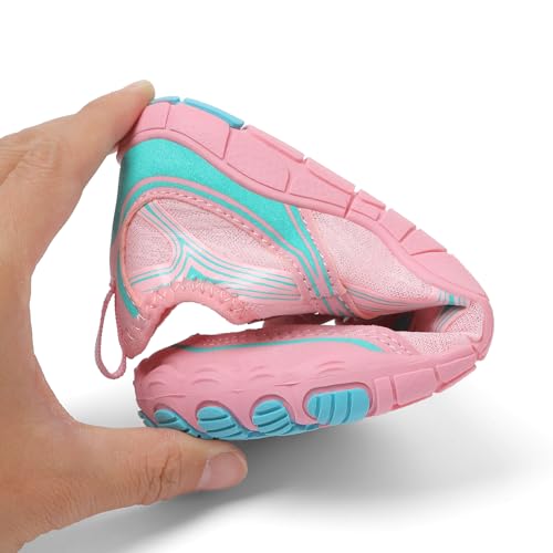 Image of UBFEN Kids Water Shoes for Boys Girls Quick-Dry Swim Aqua Socks | Lightweight, Barefoot-style, Perfect for Water parks, Beach, Pool, Kayak, Creek Hiking, Camping, Toddler, Little Kid, Big Kid