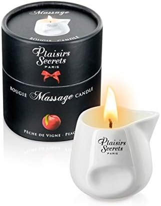 Plaisirs Secrets 80 ml Peach Massage Candle