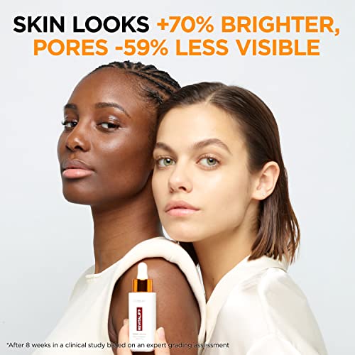 L'Oréal Paris L'Oreal Paris Revitalift 12% Pure Vitamin C Serum, Brightening Serum For Face with Vitamin E, Salicylic Acid, 1 oz + Moisturizer Sample
