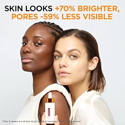 L'Oreal Paris Revitalift 12% Pure Vitamin C Serum, Vitamin E, Salicylic Acid, Brightening 1 oz + Moisturizer Sample - Image 5
