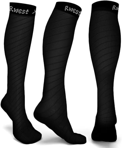 Rwest X Kompressionsstrümpfe Damen und Herren, Kompressionssocken Stützstrümpfe Compression Socks Laufstrümpfe Kompression für Sport,Laufen,Reisen,Radsport,Flug,One Paar Rwest X Kompressionsstrümpfe Damen und Herren, Kompressionssocken Stützstrümpfe Compression Socks Laufstrümpfe Kompression für Sport,Laufen,Reisen,Radsport,Flug,One Paar